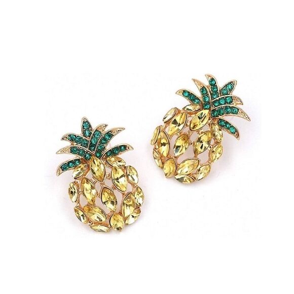 NEW! Dainty “Waikiki” Pineapple Stud Earrings 🍍 - Picture 9 of 12